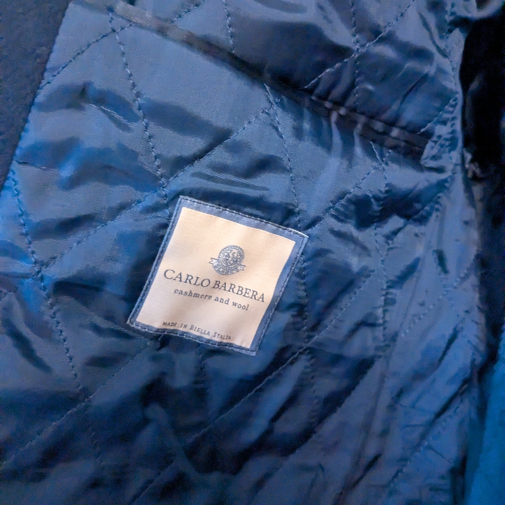 Men's Cashmere /Wool Overcoat - Picture 5 of 8